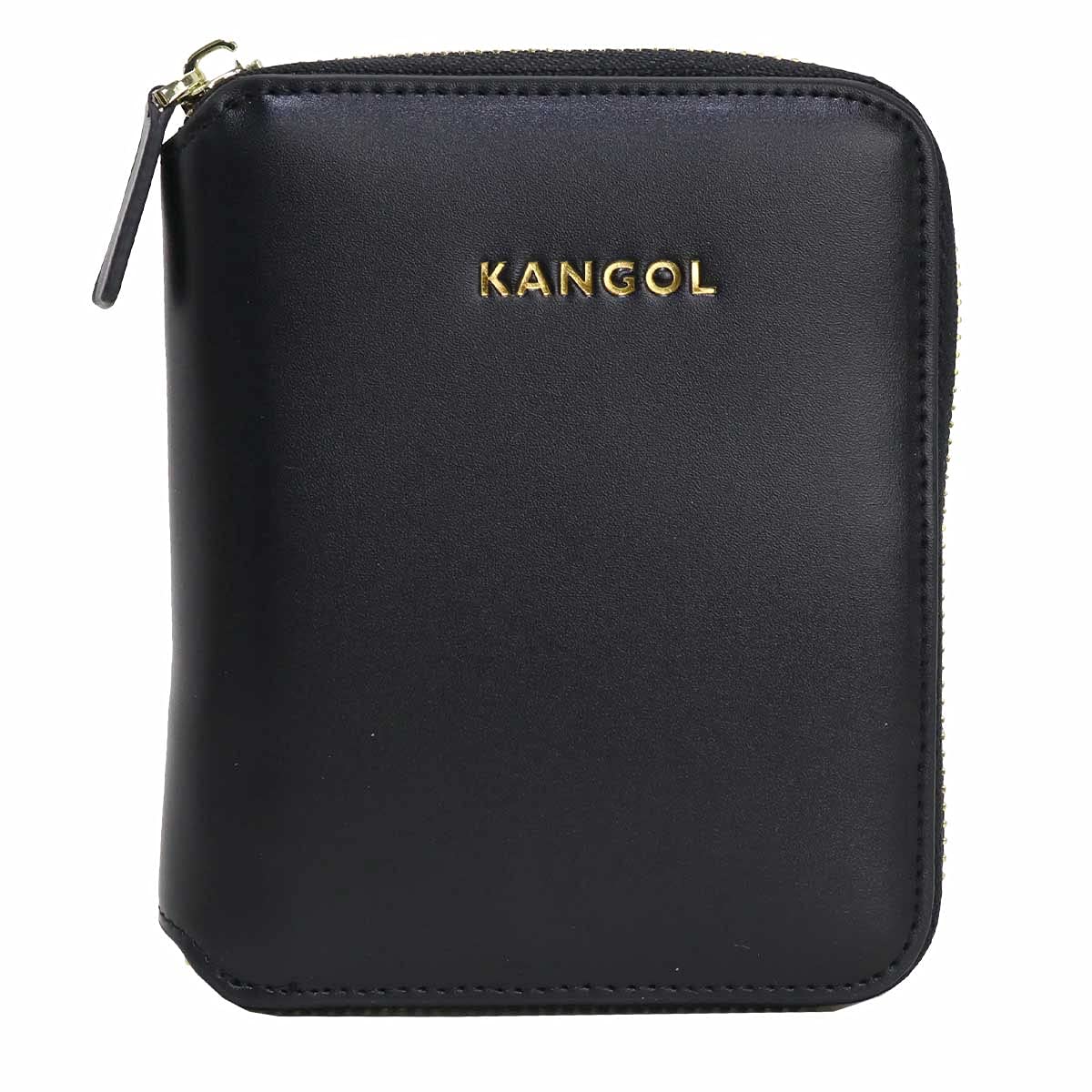 

KANGOL Logo Embossed Short Wallet / Purse KGSA-WA00015 (Black)