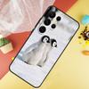 Penguin Snow Arctic Cute Animal Phone Case For Samsung Galaxy S25 S26 Ultra S21 S20 S22 S23 Ultra S10 Plus S24 FE Cover Coque