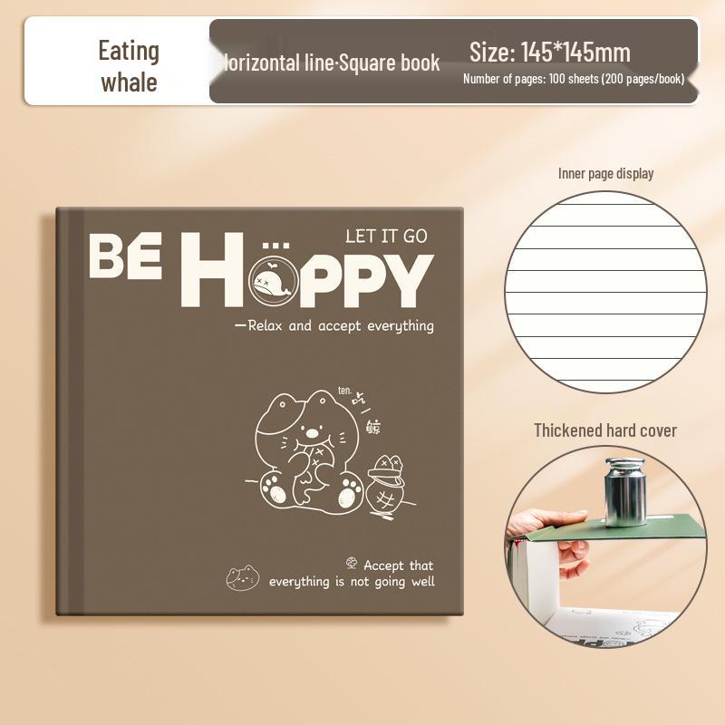 Hardcover Exquisite Planner: Simple Student Diary & Thick Notepad