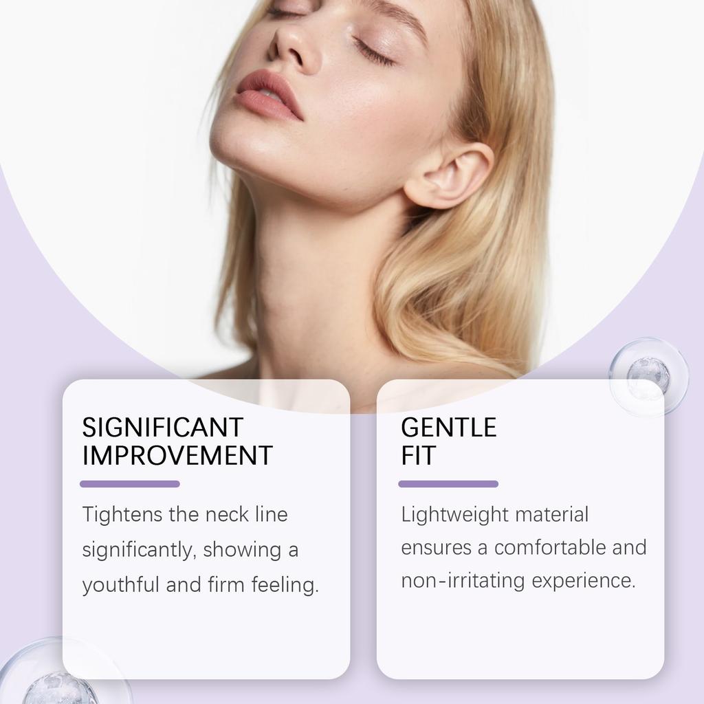 Facial Shaping Patches, Natural Firming Strips, 20 Neck Lifting Patches Neck Tape