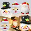 Christmas Snowman Porch Light Covers Garage Lights Large Light Fixtures Christmas Outdoor Decorations for Yard Garages Garden