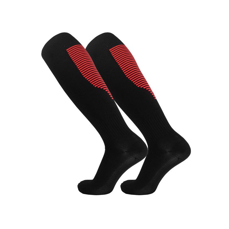 Breathable Striped Football Socks: Spring/Summer, Over-Knee, Sweat-Absorbent, Adult & Kids Training & Casual Wear