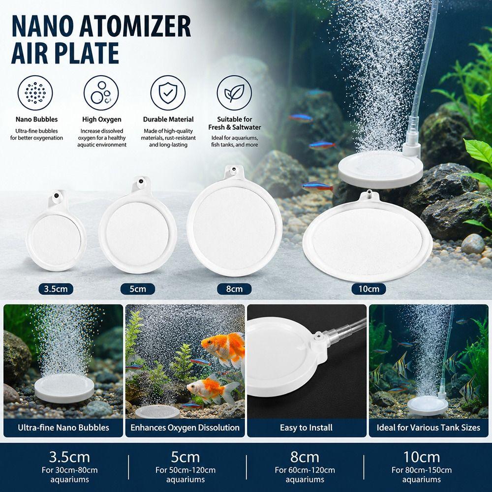 1Pcs Nano Disc Aquarium Air Stone Mini Disc Bubble Diffuser  for Fish Tank Aquarium