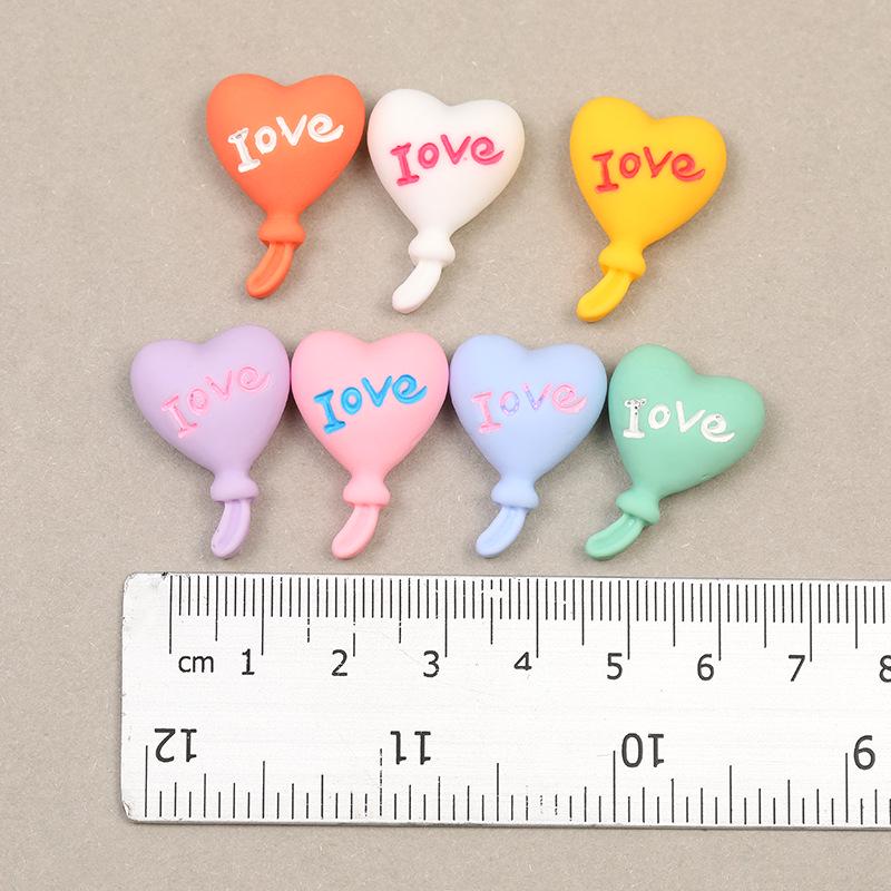 Heart-Shaped Colorful Balloon Charms: DIY Phone Case, Hair Clips, Crocs, Car & Cup Decor