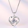 925 Sterling Silver Necklace Pendant Zircon High Quality Chain For Women Luxury Fashion Wedding Engagement Jewelry Party Gifts