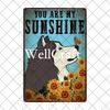 Wellcraft  Pet Husky Dog Are Your Friend Wine Cafe Bath Shop Art Metal Tin Sign Wall  Poster Iron Painting Pub D  CM