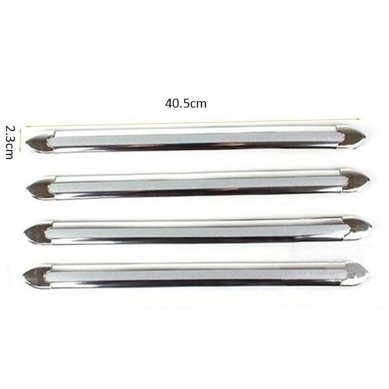 4 Stück Auto Antikollisionsstreifen Stoßstangenschutz Auto Crash Bar Anti-Rub Bar