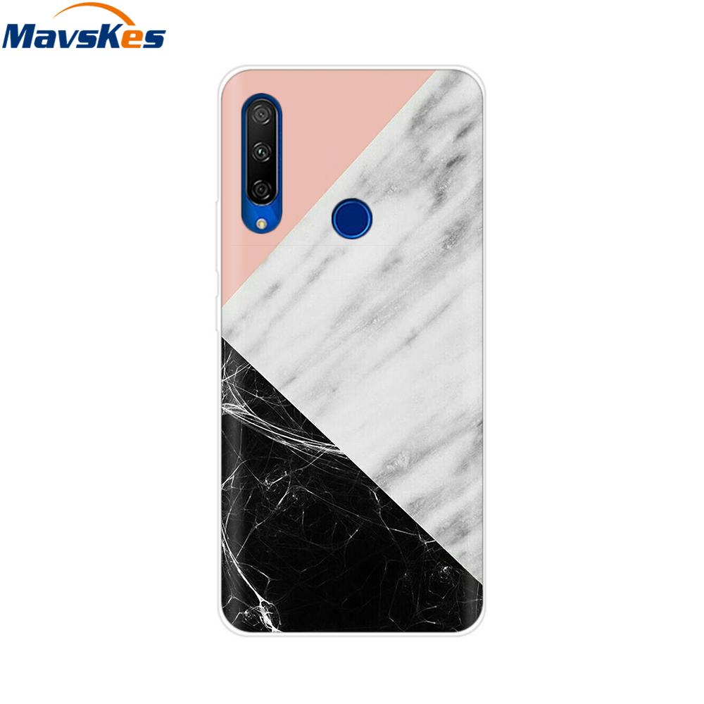 Painted Case For Alcatel 1S 2020 5028Y 5028D Case TPU Soft Silicone Cover Funda For Alcatel 1S 2020 Case Cover Etui Bumper Coque
