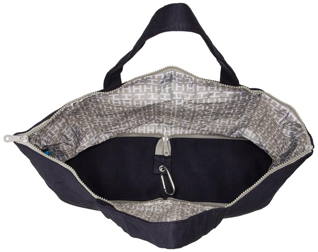 Foldable Tote Available In a Variety of 287 Sweat Navy Sweat HAPI+TAS Bag, Shifre, 17L, 260g, Patterns, Compact, H0001, (287 Navy)