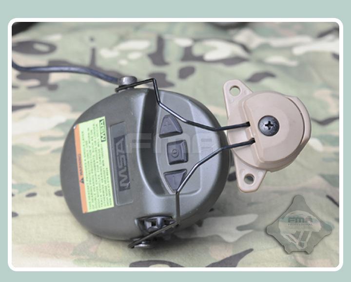 FMA EX Helmet Bilateral Headset Buckle for MSA Tactical Headsets