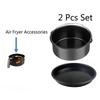 Air Fryer Accessories 2-piece Bake Cake Basket Bake Pizza Tray