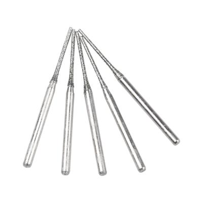 0.8mm, 1.0mm, 1.2mm, 1.5mm, 1.8mm, 2.0mm, 2.5mm Brocas para Vidrio Jade Broca de Diamante Juego Diámetro de Cabeza de 1.5mm