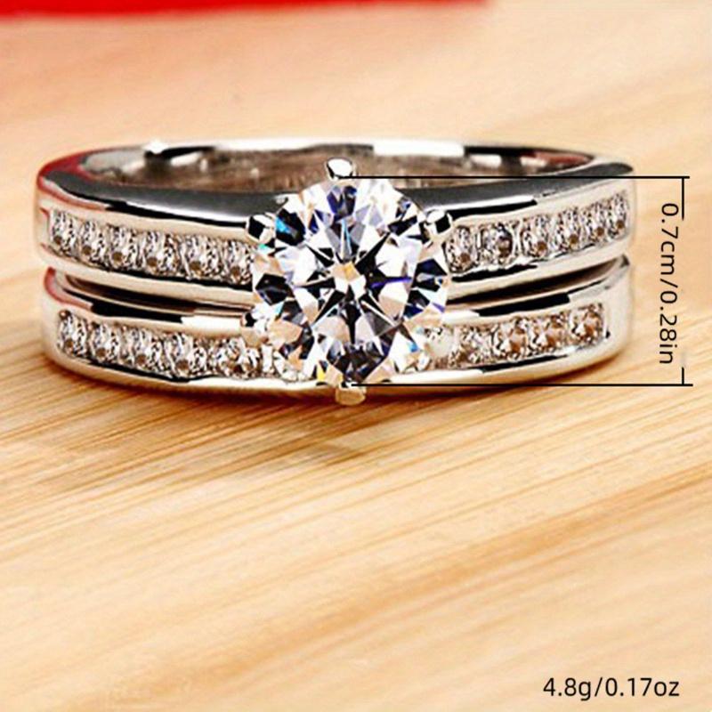 Luxurious Geometric Elegant Rings, Wedding Engagement Party Jewelry Accessories