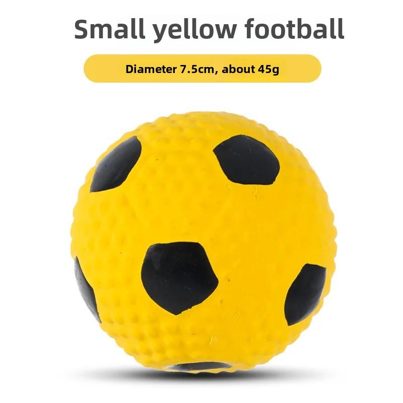 Latex Filled Cotton Rugby Footballs Vocal Dog Toys Pet Supplies