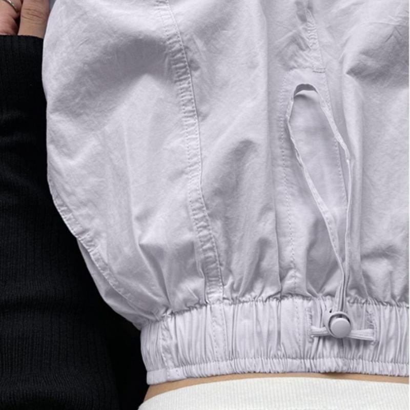 Taro Purple Cargo Pants Women's American Drawstring High Waist Straight Loose Slimming Trendy Casual Wide-Leg Pants