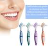 Double Sided Denture Toothbrush Cleaning Brush Denture Brush Invisible Braces Orthodontic Retainer Descaling Brush