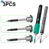 3Pcs 8cm Soldering Iron Tip USB Soldering Iron Tip 5V Battery Soldering Iron Tip Soldering Rework Accessories