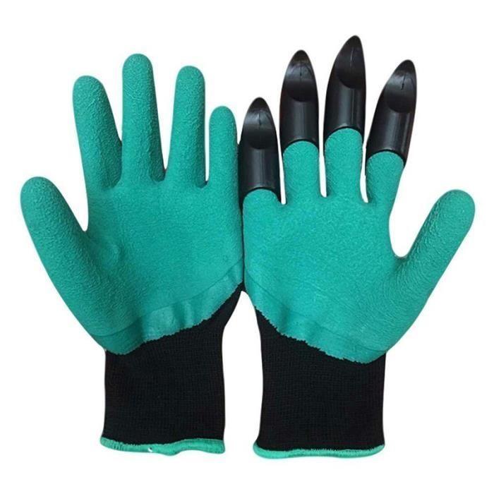 1paire Gants de jardin jardinage avec creuser griffes-Gants de jardinage pour Creuser et Plantation Plantes de pépinière