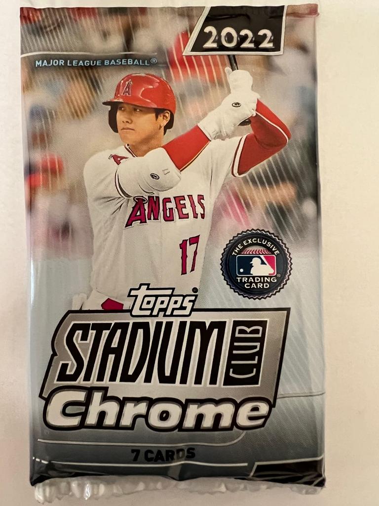 2022 Topps Stadium Club Chrome Baseball MLB Blaster Box Value Pack 1 Pack 7 Trading Cards Find 1 Xfractor Per Pack - - - (Average)