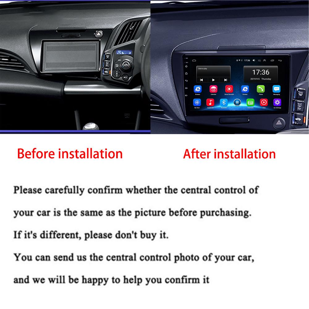 Navigation all-in-one machine for Honda CRZ10-16 comes standard with right-hand drive