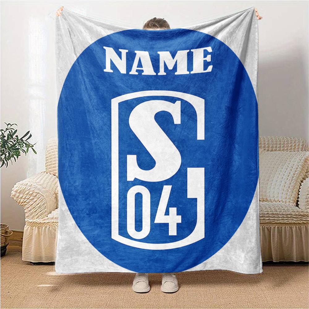Custom Name Ipswich Town FC Crest Blanket for Couch & Bed, Plush Cozy Fuzzy Blanket Super Soft & Warm Blankets for Fall and Winter. 0908263