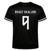 Norvegia Numero 9 HAALAND Maglia Calcio T-shirt Unisex Streetwear Estate Girocollo Ampia Casual T-shirt Design alla Moda Grafica Merch