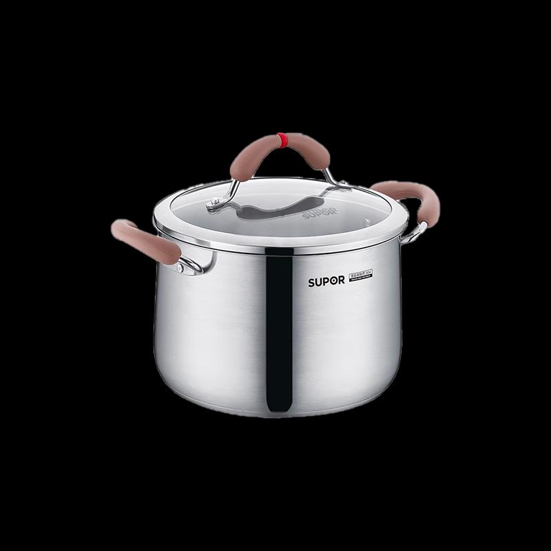 Supor Little Red Circle 304 Stainless Steel Soup Pot