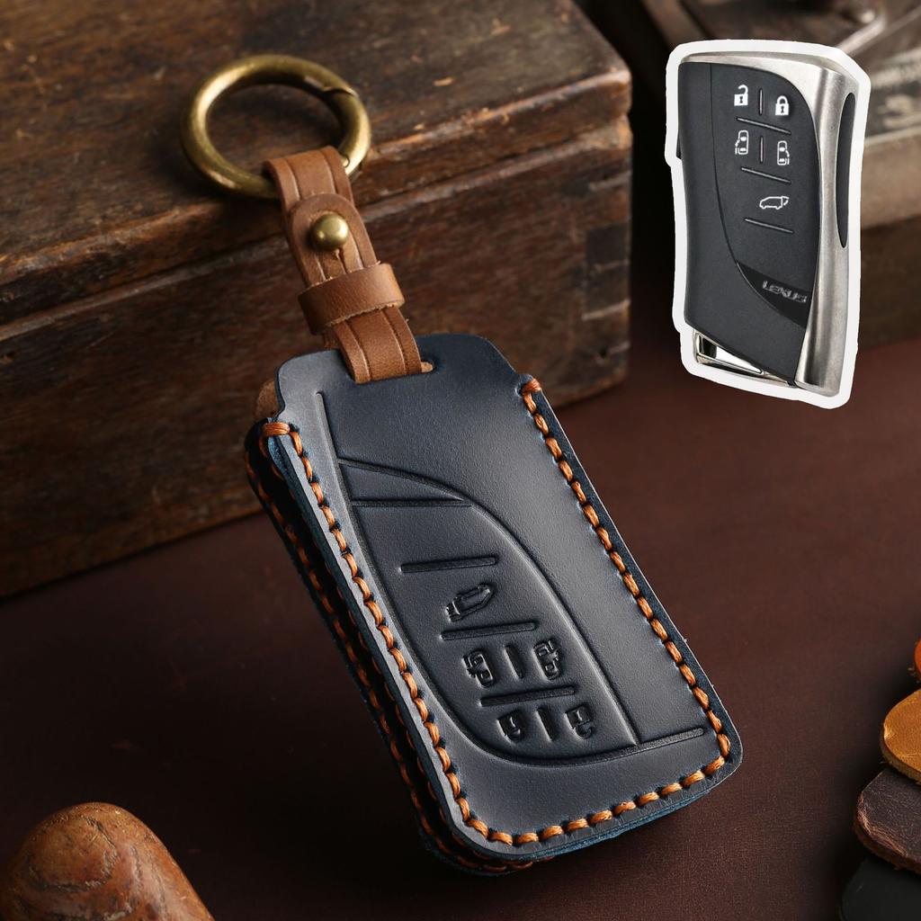 The Key Case Is Suitable for Lexus Es200/rx/es300/nx200 Lexus Car Key Case, Genuine Leather Handmade.