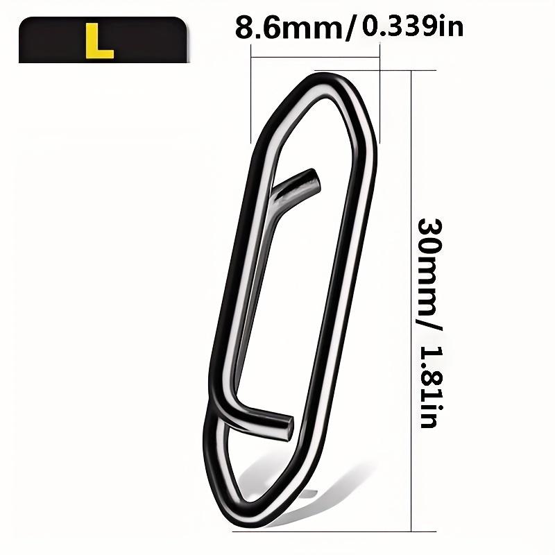 2Pcs Fishing Swivel Connector Strong Clip Quick Replacement Fishing Swivel Connector for Freshwater and Saltwater Fishing Gear