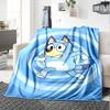 Decke mit Bluey-Motiv - Perfekt für Sofa, Bett, Reisen & Outdoor | Maschinenwaschbar, Gemütlich & Langlebig.