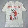 New Cotton Print Super Elastic Casual RADIOHEAD THE BENDS Vintage Unisex T-shirt Casual Print Round Neck Loose Oversize T-shirt