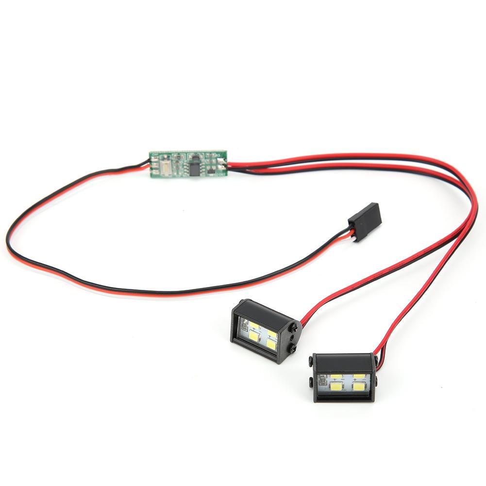 RC Model LED Headlight Plastic Accessory for TRX4 SCX10 1 10 Crawler Overland Car