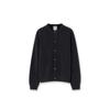 [wooyoungmi] Grey Round Neck Wool Cardigan W263KN03505G