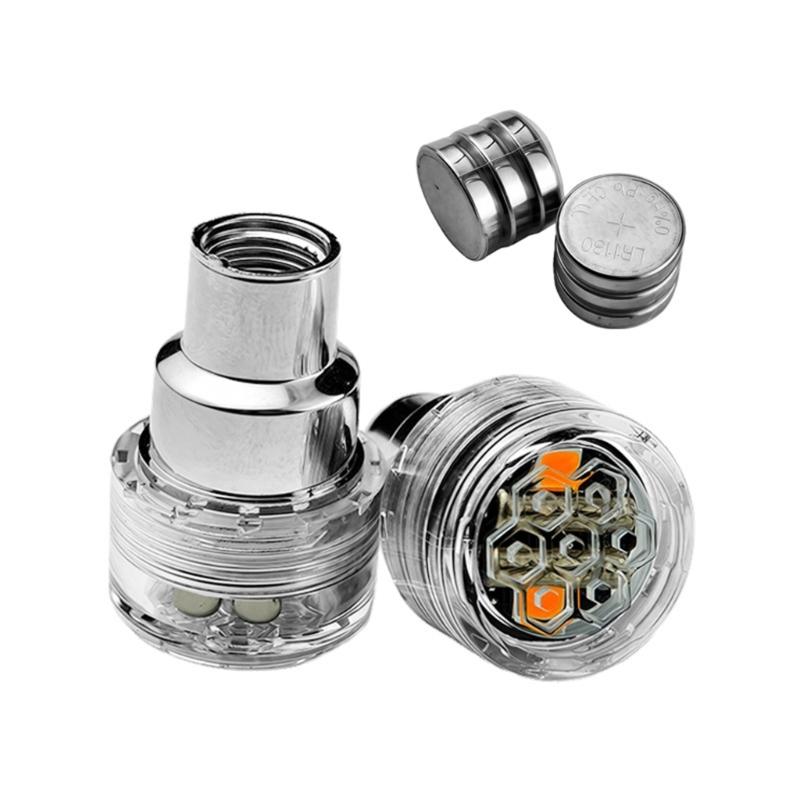 Motorcycle Electric Bike LED Valves Cap Waterproof Tire Accessories Improved Visibility LED Wheel Light