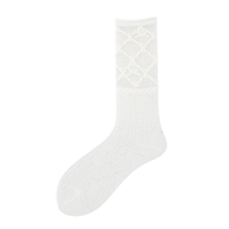 Silk Stockings for Children in Summer Light Style. Long Tube Socks. Odor-resistant, Sweat-absorbent and Breathable.