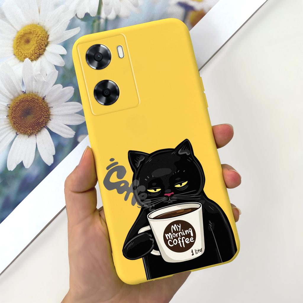 For OPPO A57 A77 4G Case Cute Cool Cartoon Back Cover TPU Soft Silicone Phone Cases For OPPO A77 5G A57s A57e A77s 4G Bumper Bag