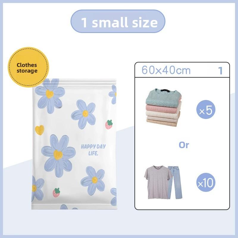 Пакеты для вакуумного хранения в стиле Дейзи экономящие место большой вместимости для хранения одеял подушек пледов постельных принадлежностей и одежды 4060cm 1150₽