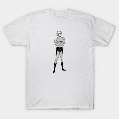 Asiatische Größe Herren T-Shirt mit Aufdruck The Phantom (Einfarbig) No-Cut Thermotransferdruck Baumwoll-T-Shirt
