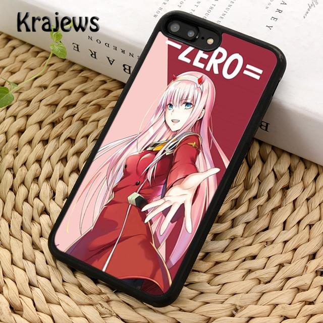 Krajews Zero Two Darling In the FranXX Anime Phone Case Cover For iPhone 14 SE 6 7 8 Plus XR XS 11 12 13 Pro Max Samsung S21 S22
