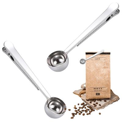 Coffee Measuring Spoon with Clip - Multi-functional for Meal, Milk Powder, Spices, Oatmeal, Tea, and Condiments, Perfect for Kitchens, Cafes,