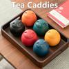 230ML Tea Storage Jar Cute Pets Gradient Color Ceramics Jar Cat Tea Can Moisture Proof Household for Candy Sealed Storage Box
