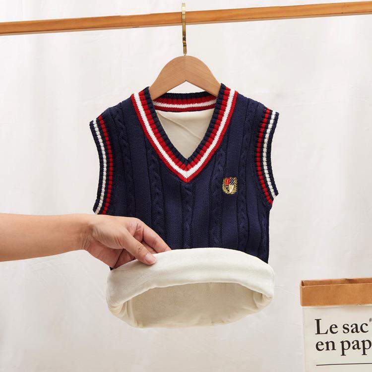 Academy Autumn/Winter Kids' Sweater Vest: Pullover for Boys & Girls