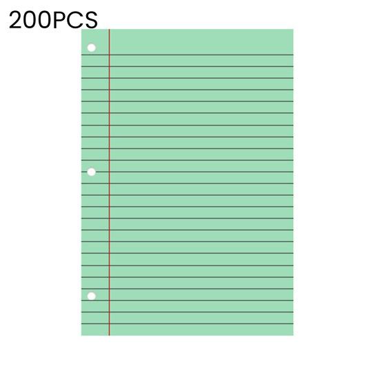200 Sheets Loose Leaf Paper 8'' X 10.5'' College Ruled Filler Notebook Paper 3-Hole Punched Binder Lined Paper for 3 Ring Binders
