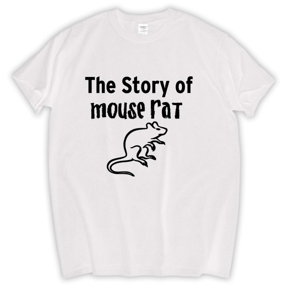 Parks And Recreation Maus Rat Lizenzierte Herren T-Shirts Baumwolle Oberteile Marke Sommer T-Shirts