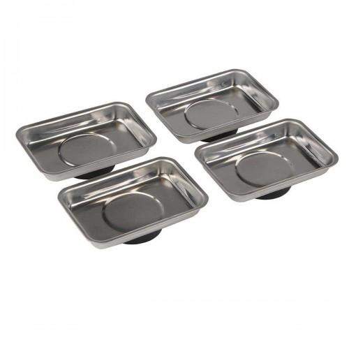 Silverline Magnetic Tray Set (Pack of 4)
