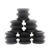 10Pcs/Set 16mm Foosball Table Rod Bumpers Buffer For Soccer Football Black