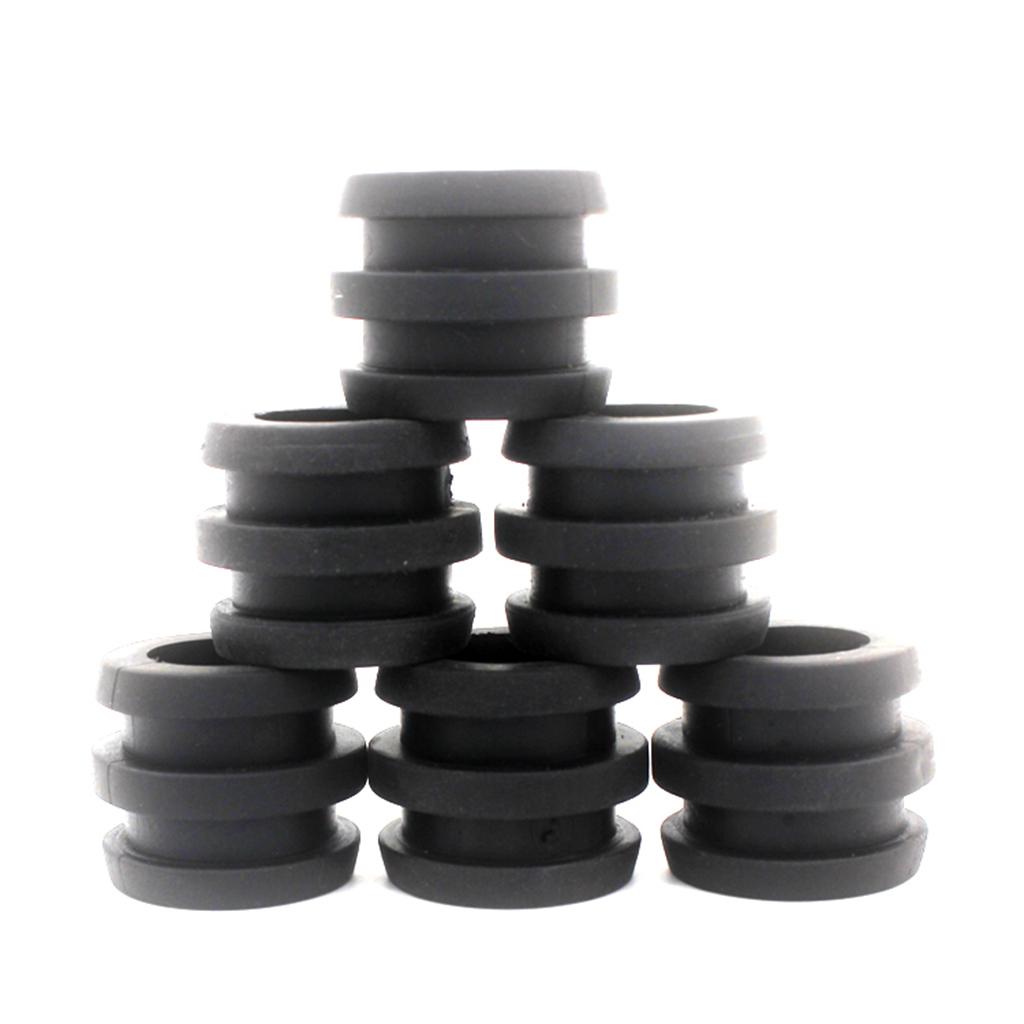 10Pcs/Set 16mm Foosball Table Rod Bumpers Buffer For Soccer Football Black