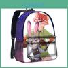 Mochila Escolar Zootopia Com Padrão de Céu Estrelado 3D e Grande Capacidade Para Estudantes