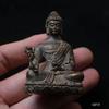 Miniature Buddha Statue of Yakushi Nyorai Antiqued Protective Principal Deity for and Rinzai Made of Promotes Recovery from Protection from and Good