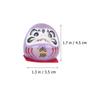 Ledmomo Daruma Figurka Mini Daruma Figurka Keramická figurka 5 kusů 5X4cm Přináší Good Heian Hodně štěstí Nový rok Dekorace Daruma-san Daruma-sama